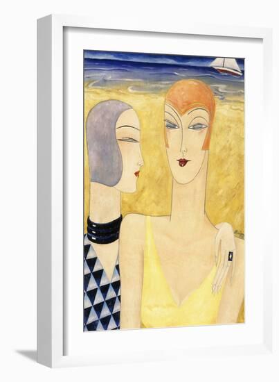 Summer, 1929 (Oil on Canvas)-Leon Benigni-Framed Giclee Print