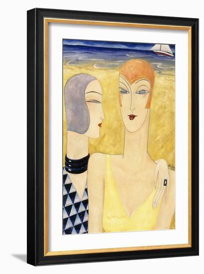 Summer, 1929 (Oil on Canvas)-Leon Benigni-Framed Giclee Print