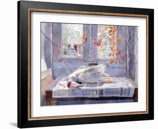 Summer (A Gander's Lament) 1994 (W/C)-Lucy Willis-Framed Giclee Print