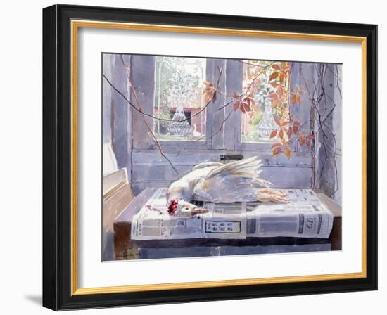 Summer (A Gander's Lament) 1994 (W/C)-Lucy Willis-Framed Giclee Print