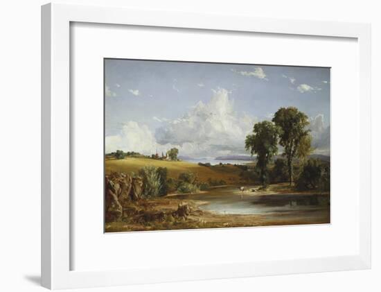 Summer Afternoon on the Hudson, 1852-Jasper Francis Cropsey-Framed Giclee Print