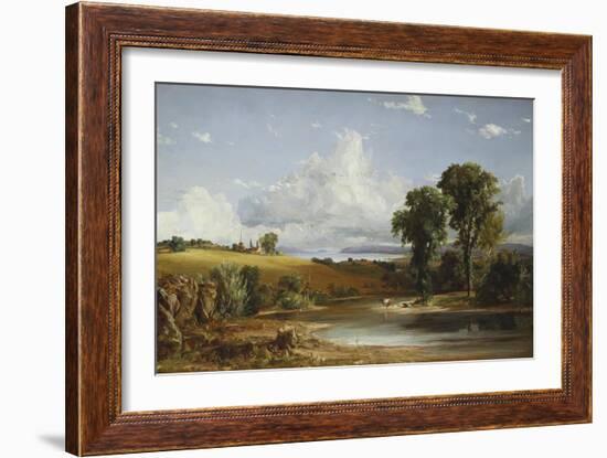 Summer Afternoon on the Hudson, 1852-Jasper Francis Cropsey-Framed Giclee Print