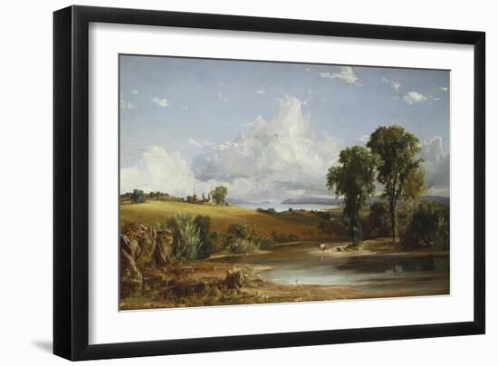 Summer Afternoon on the Hudson, 1852-Jasper Francis Cropsey-Framed Giclee Print