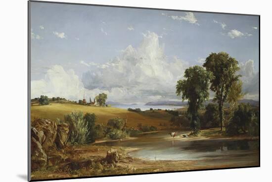 Summer Afternoon on the Hudson, 1852-Jasper Francis Cropsey-Mounted Giclee Print