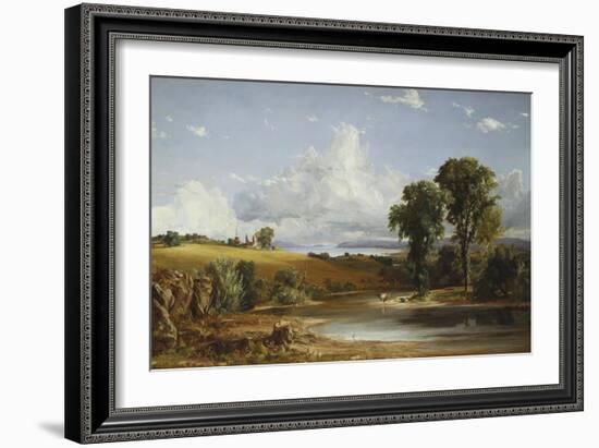 Summer Afternoon on the Hudson, 1852-Jasper Francis Cropsey-Framed Giclee Print