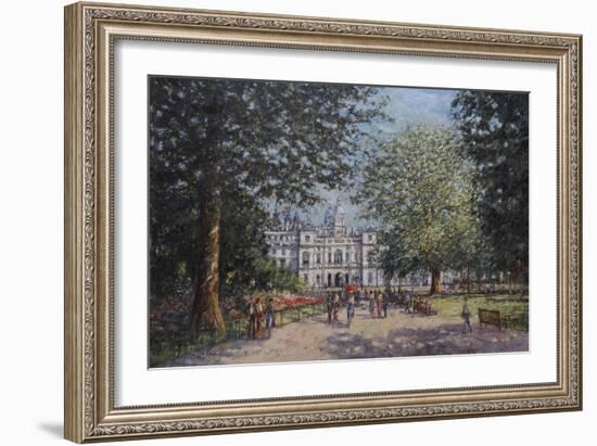 Summer Afternoon, St James's Park London-John Sutton-Framed Giclee Print