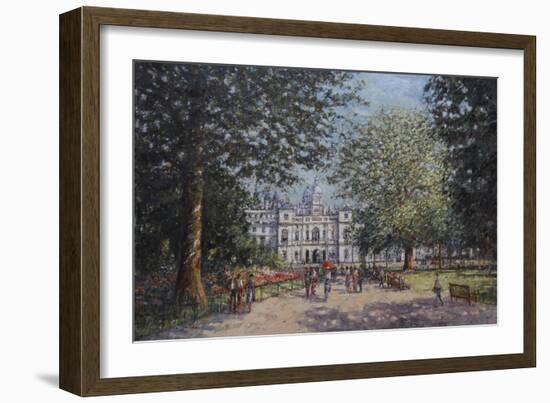 Summer Afternoon, St James's Park London-John Sutton-Framed Giclee Print