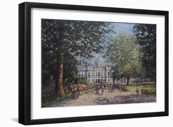 Summer Afternoon, St James's Park London-John Sutton-Framed Giclee Print