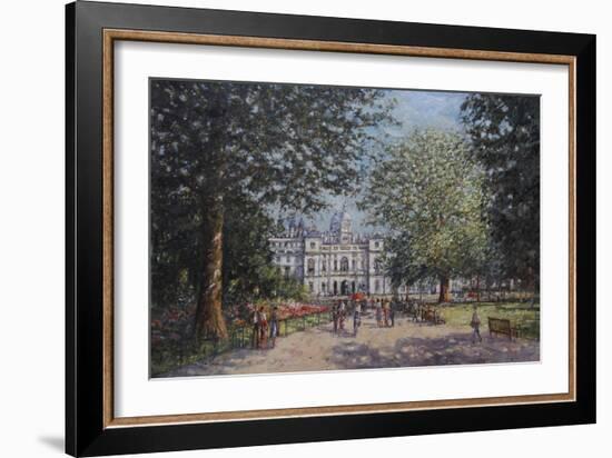 Summer Afternoon, St James's Park London-John Sutton-Framed Giclee Print