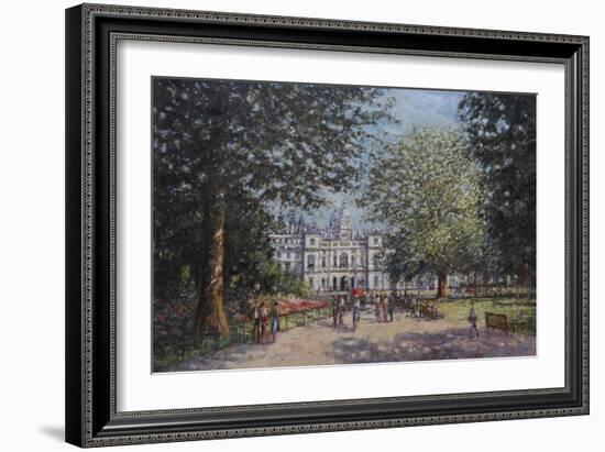 Summer Afternoon, St James's Park London-John Sutton-Framed Giclee Print