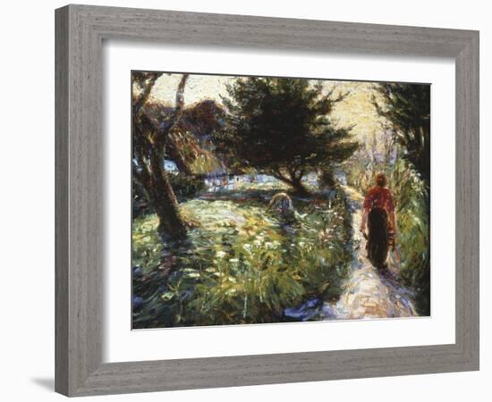 Summer Afternoon-Emil Nolde-Framed Art Print