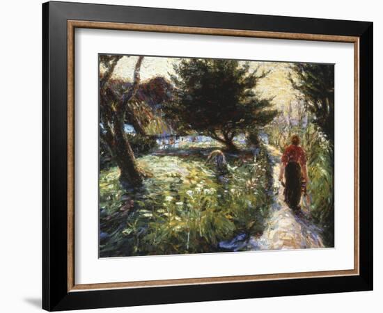 Summer Afternoon-Emil Nolde-Framed Art Print