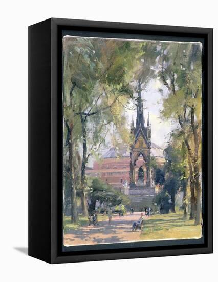 Summer, Albert Memorial, 1989-Trevor Chamberlain-Framed Premier Image Canvas