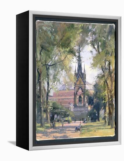 Summer, Albert Memorial, 1989-Trevor Chamberlain-Framed Premier Image Canvas