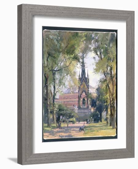 Summer, Albert Memorial, 1989-Trevor Chamberlain-Framed Giclee Print