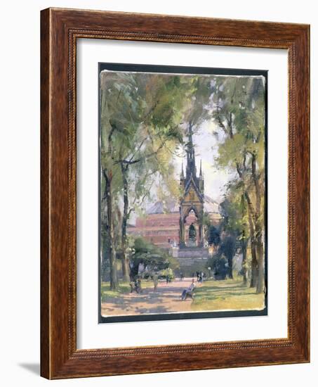 Summer, Albert Memorial, 1989-Trevor Chamberlain-Framed Giclee Print