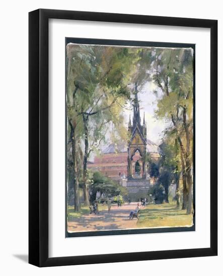 Summer, Albert Memorial, 1989-Trevor Chamberlain-Framed Giclee Print