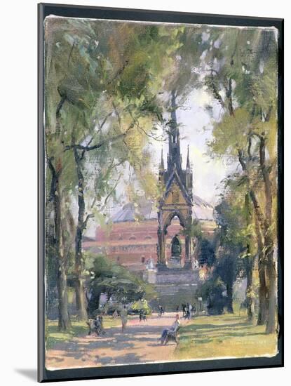 Summer, Albert Memorial, 1989-Trevor Chamberlain-Mounted Giclee Print