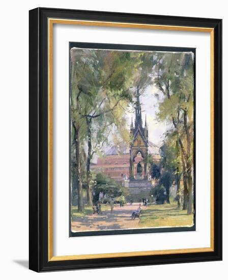 Summer, Albert Memorial, 1989-Trevor Chamberlain-Framed Giclee Print