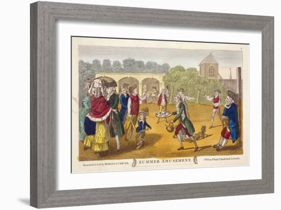 Summer Amusement, Possibly at White Conduit House, Islington, London, C1784-Robert Dighton-Framed Giclee Print