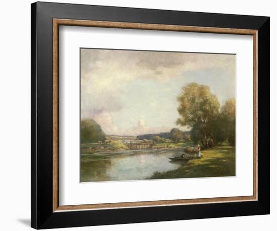 Summer at Hemingford Grey-William Kay Blacklock-Framed Giclee Print