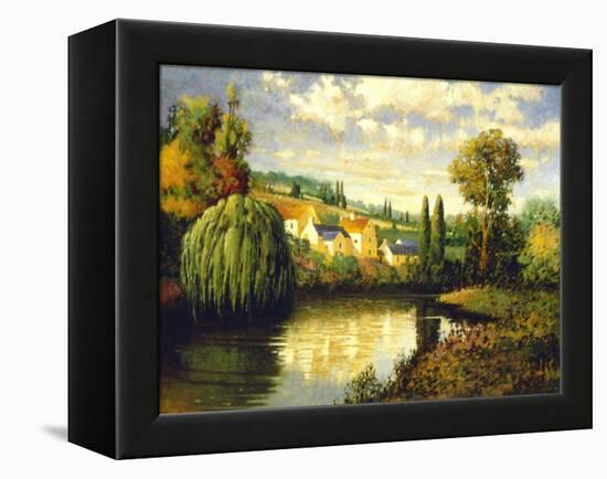 Summer at Limoux-Max Hayslette-Framed Premier Image Canvas