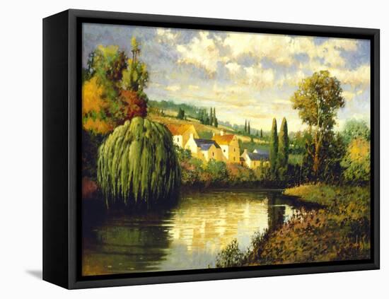 Summer at Limoux-Max Hayslette-Framed Premier Image Canvas