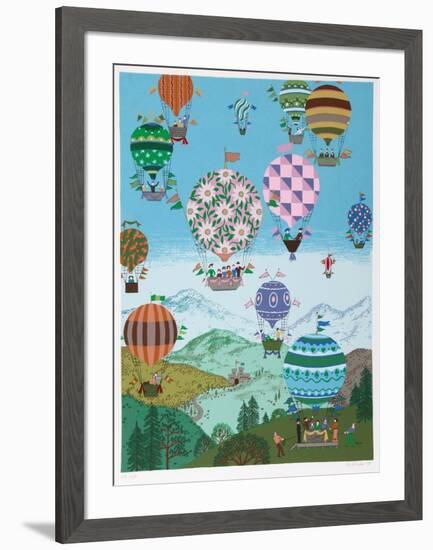 Summer Balloons-Jack Hofflander-Framed Limited Edition