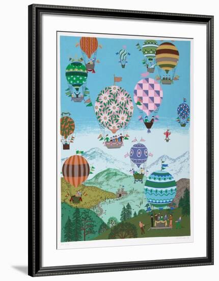 Summer Balloons-Jack Hofflander-Framed Limited Edition