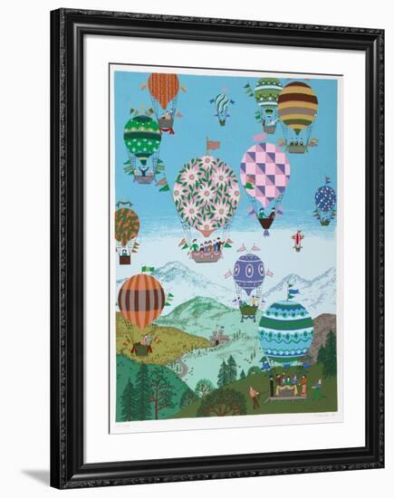 Summer Balloons-Jack Hofflander-Framed Limited Edition