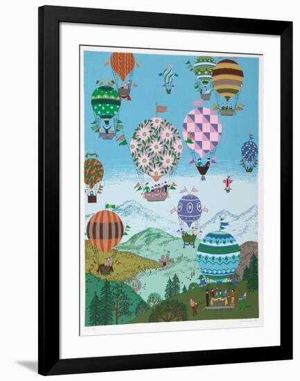 Summer Balloons-Jack Hofflander-Framed Limited Edition