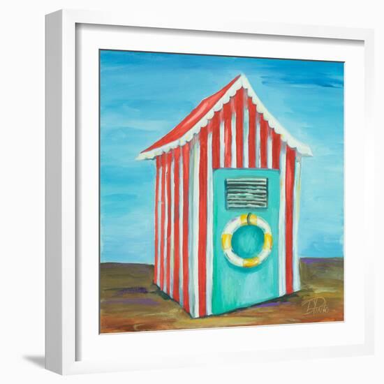 Summer Beach Cabana II-Patricia Pinto-Framed Art Print