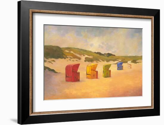 Summer Beach II-Graham Reynolds-Framed Art Print