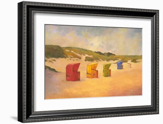 Summer Beach II-Graham Reynolds-Framed Art Print