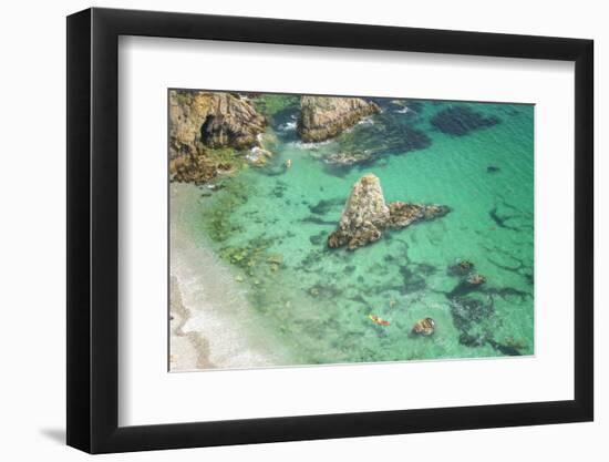 Summer beach in crozon morgat-Philippe Manguin-Framed Photographic Print