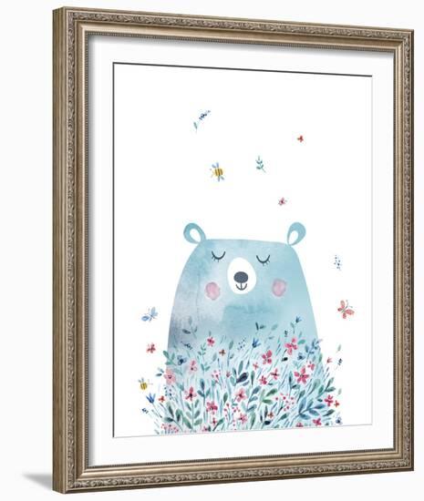 Summer Bear-Clara Wells-Framed Giclee Print