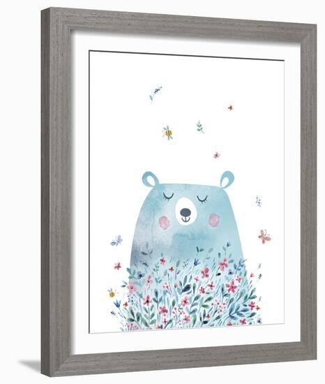 Summer Bear-Clara Wells-Framed Giclee Print