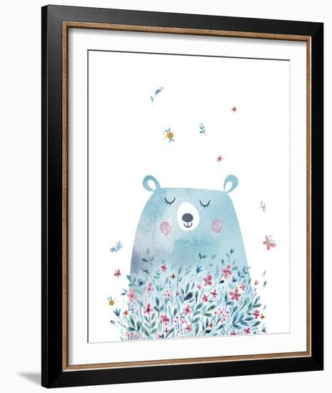 Summer Bear-Clara Wells-Framed Giclee Print