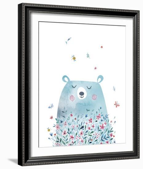 Summer Bear-Clara Wells-Framed Giclee Print