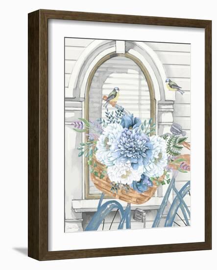 Summer Bike Bouquet-Jean Plout-Framed Giclee Print