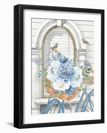 Summer Bike Bouquet-Jean Plout-Framed Giclee Print