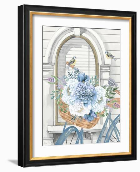 Summer Bike Bouquet-Jean Plout-Framed Giclee Print