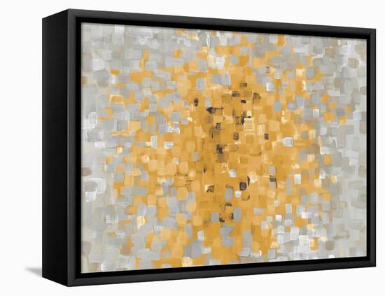 Summer Blocks with Gray Crop-Danhui Nai-Framed Stretched Canvas