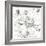 Summer Bloom III BW-Lisa Audit-Framed Premium Giclee Print