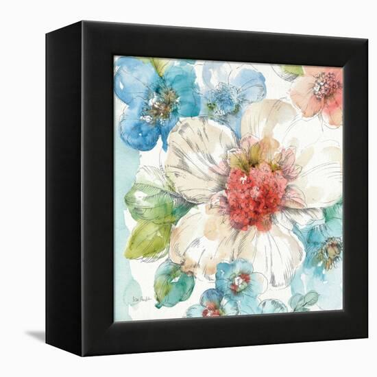 Summer Bloom III-Lisa Audit-Framed Stretched Canvas