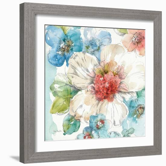 Summer Bloom III-Lisa Audit-Framed Art Print