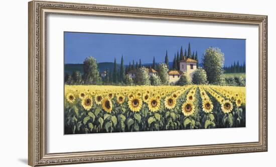 Summer Blooms-David Short-Framed Giclee Print