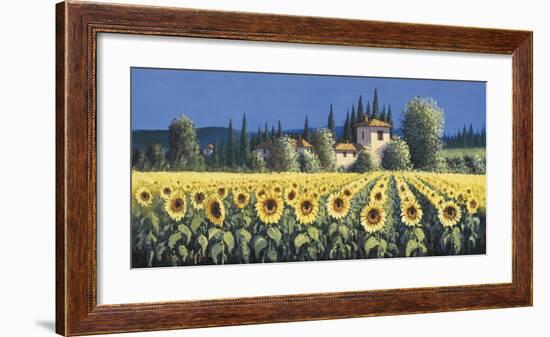 Summer Blooms-David Short-Framed Giclee Print