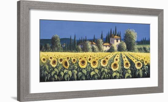 Summer Blooms-David Short-Framed Giclee Print