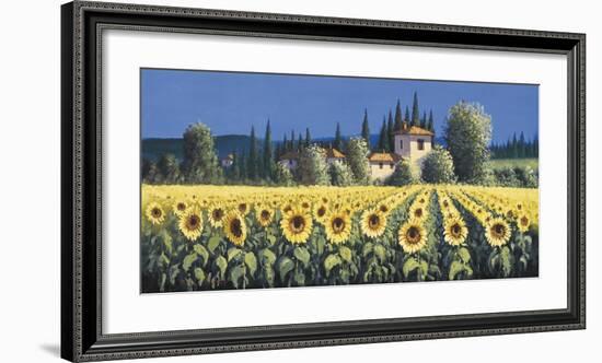 Summer Blooms-David Short-Framed Giclee Print